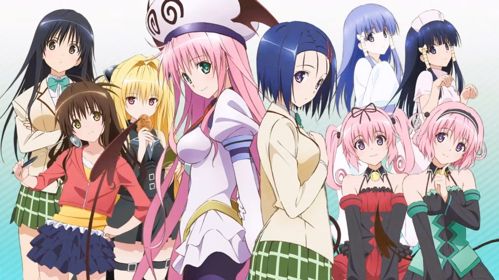 10 Greatest Harem Anime of All Time, Ranked 9 main cast from To Love-Ru