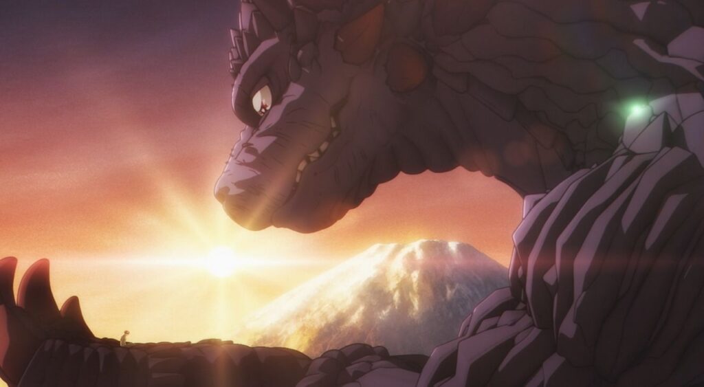 kuroe's kaiju form in the anime Kaiju Girl Caramelise