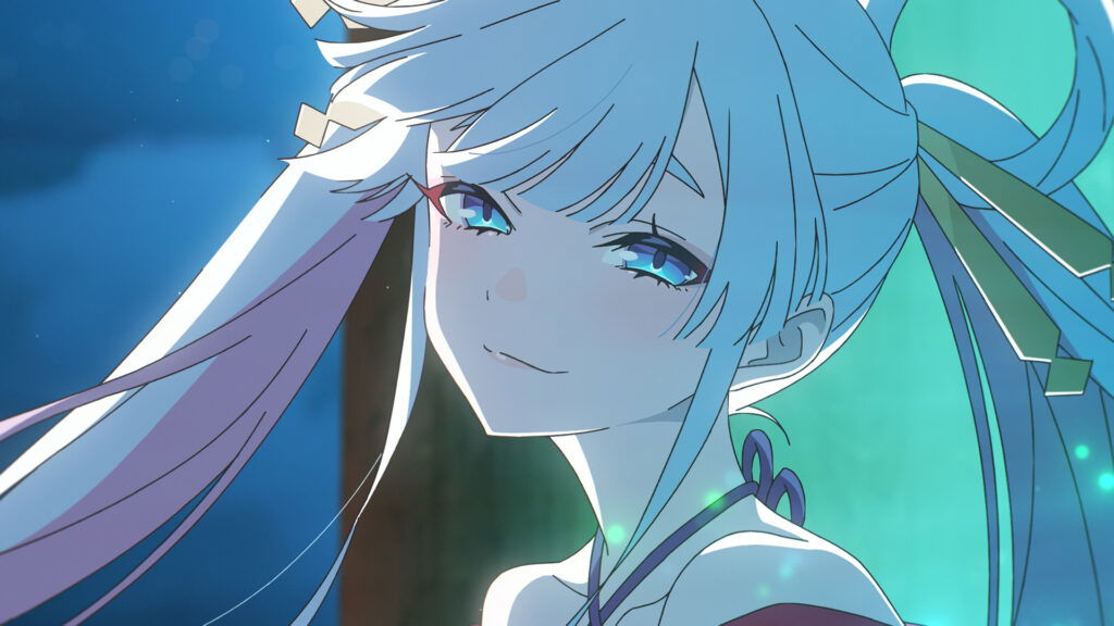 Yachiyo in the first song of cosmic princess kaguya