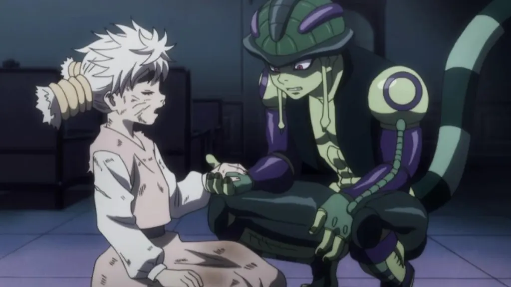 meruem and komugi from hunter x hunter