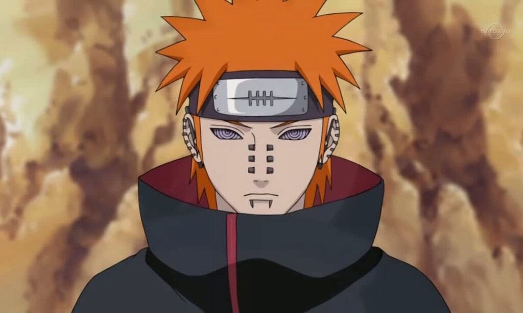 a still featuring pain in naruto anime